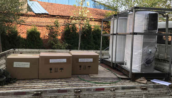 Pionowy palnik oleju odpadowego, kotel z gorącą wodą o wysokiej wydajności, łatwa instalacja